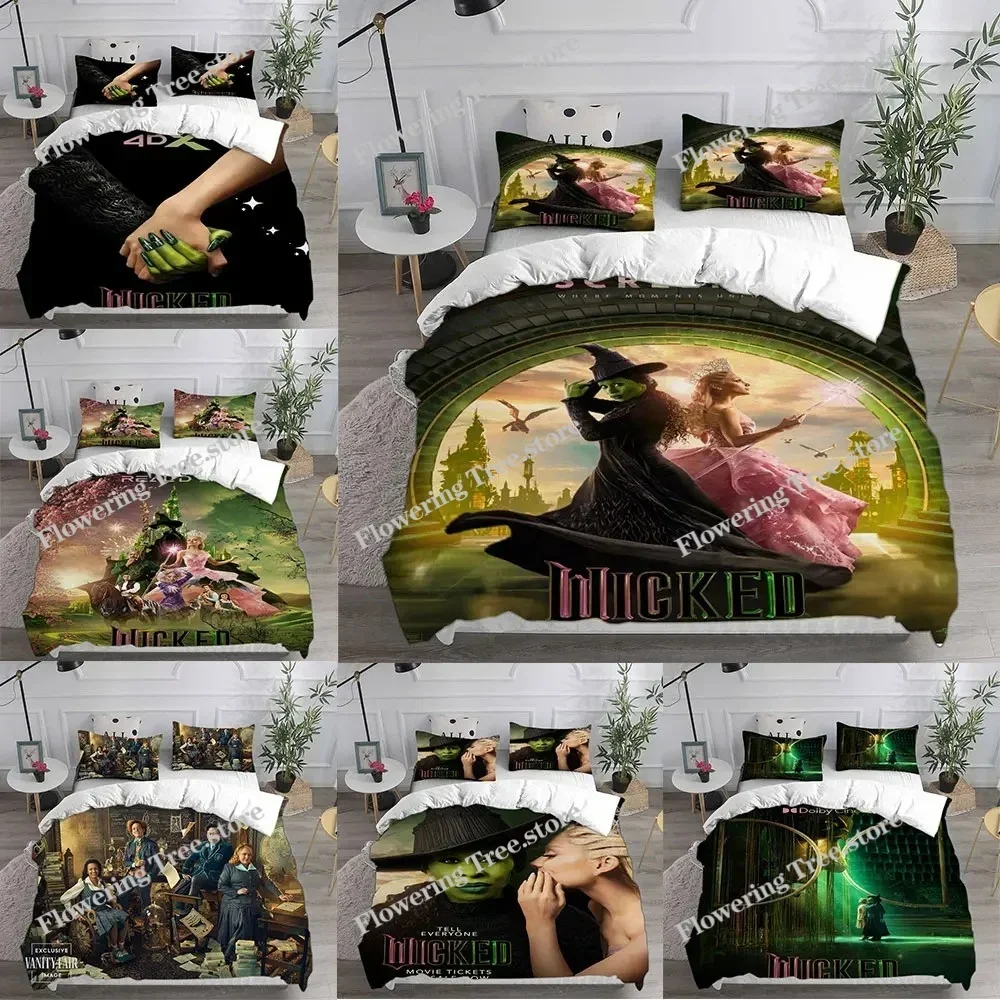 

Movie Wicked Witch Bedding Sets Comforter Bed Cover Duvet Cover Pillow Case Sets Bedroom Home Decoration