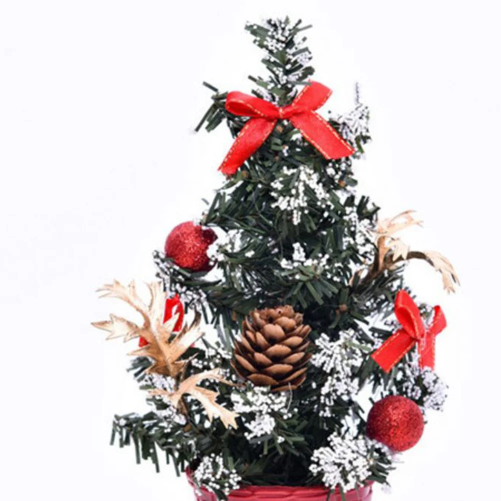 

Christmas Decorations Faux Tree Centerpiece Miniature Artificial Pine Trees Fake