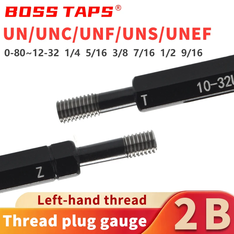 

1 шт. 2B 5I8 11I16 3I4 13I16 15I16 LH UN/UNC/UNF/UNS/UNEF Американский стандартный измерительный калибр для измерения левой резьбы