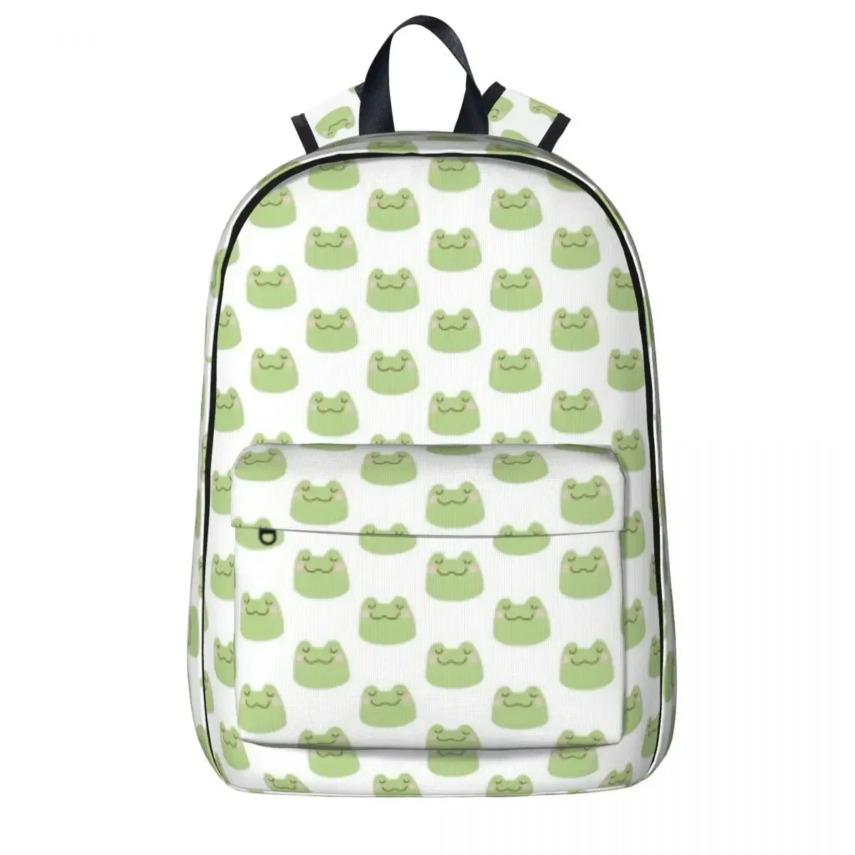 KAWAII GREEN FROG Backpacks Large Capacity Student Book bag Shoulder Bag Laptop Rucksack Travel Rucksack Children School Bag