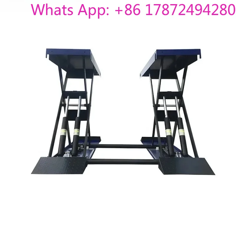 2026 sell Portable 3000kg/3500kg/4000kg 1.2m/1.4m Mid Rise Car Scissor Lifts Hydraulic 110v/220v/380v for Home Garage