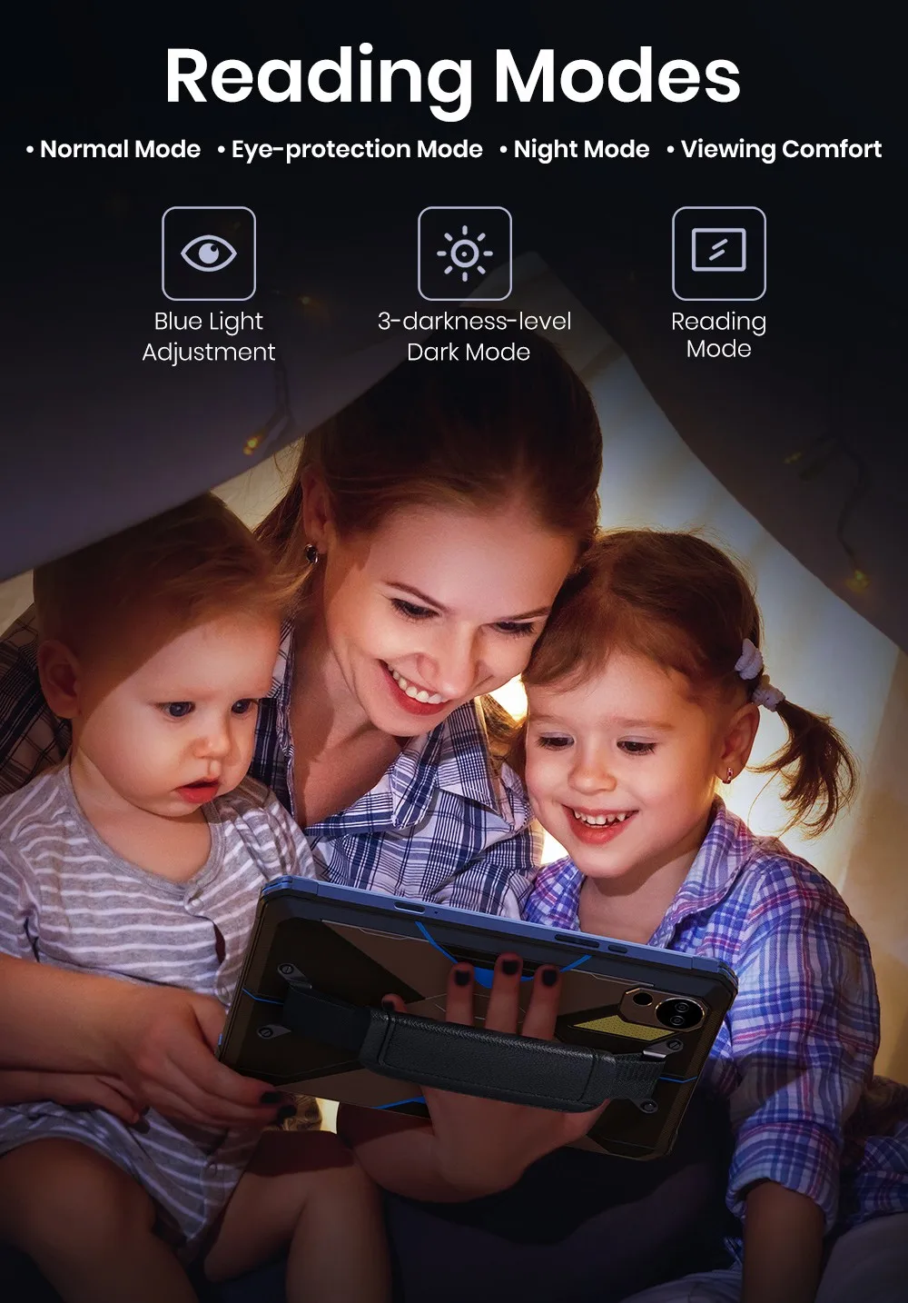 Fossibot Dt3 5g Rugged Tablet, Android 15, 10.4" Display, 12Gb Ram 256Gb Rom, Wifi 6, 66W Fast Charge, 64Mp+32Mp Camera, Nfc