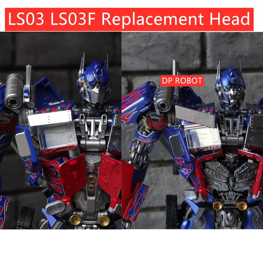 NEW Replacement Head High Quality Upgrade Kit For Transformation BMB LS03 LS03F Mpm04 KM01 OP Commander FIgure Accessories