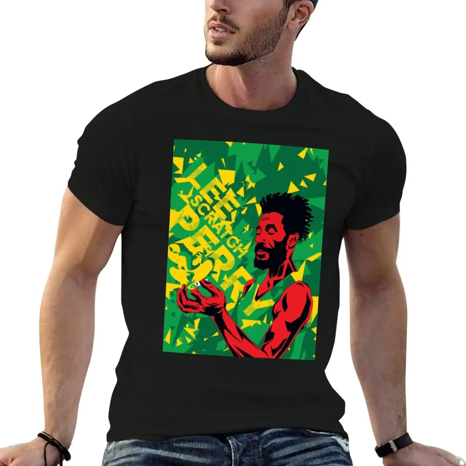 lee scratch perry T-Shirt animal prinfor boys graphic t shirts mens funny t shirts