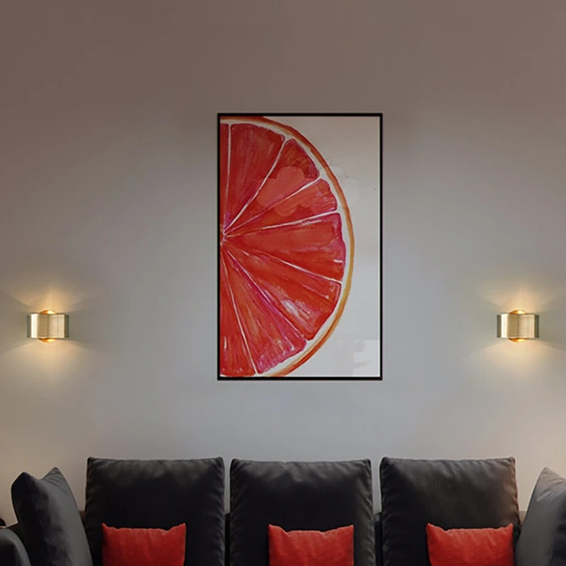 MYdaY- مصباح جداري LED، إضاءة جدارية مزخرفة على الحائط، تركيبات إضاءة جدارية ذهبية بسيطة للممر - إضاءة دافئة