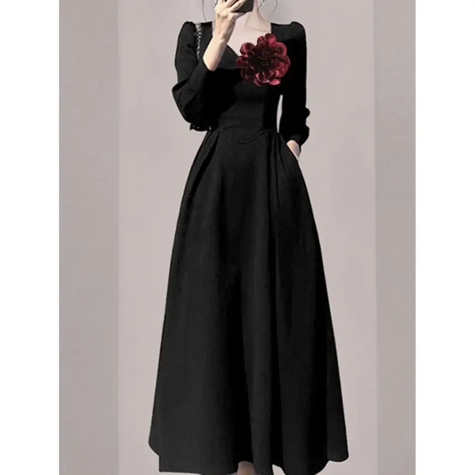 الأزياء 20CM بروش زهرة كبيرة الفرنسية شارة الساتان الزينة دبوس