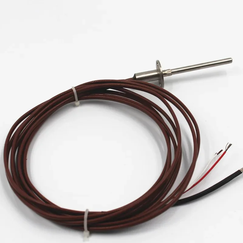 J-Type with Block Pieces Thermocouple WRJ-491-Type Thermocouple 0-600 ℃ to Line Temperature Resistance 400 Degrees