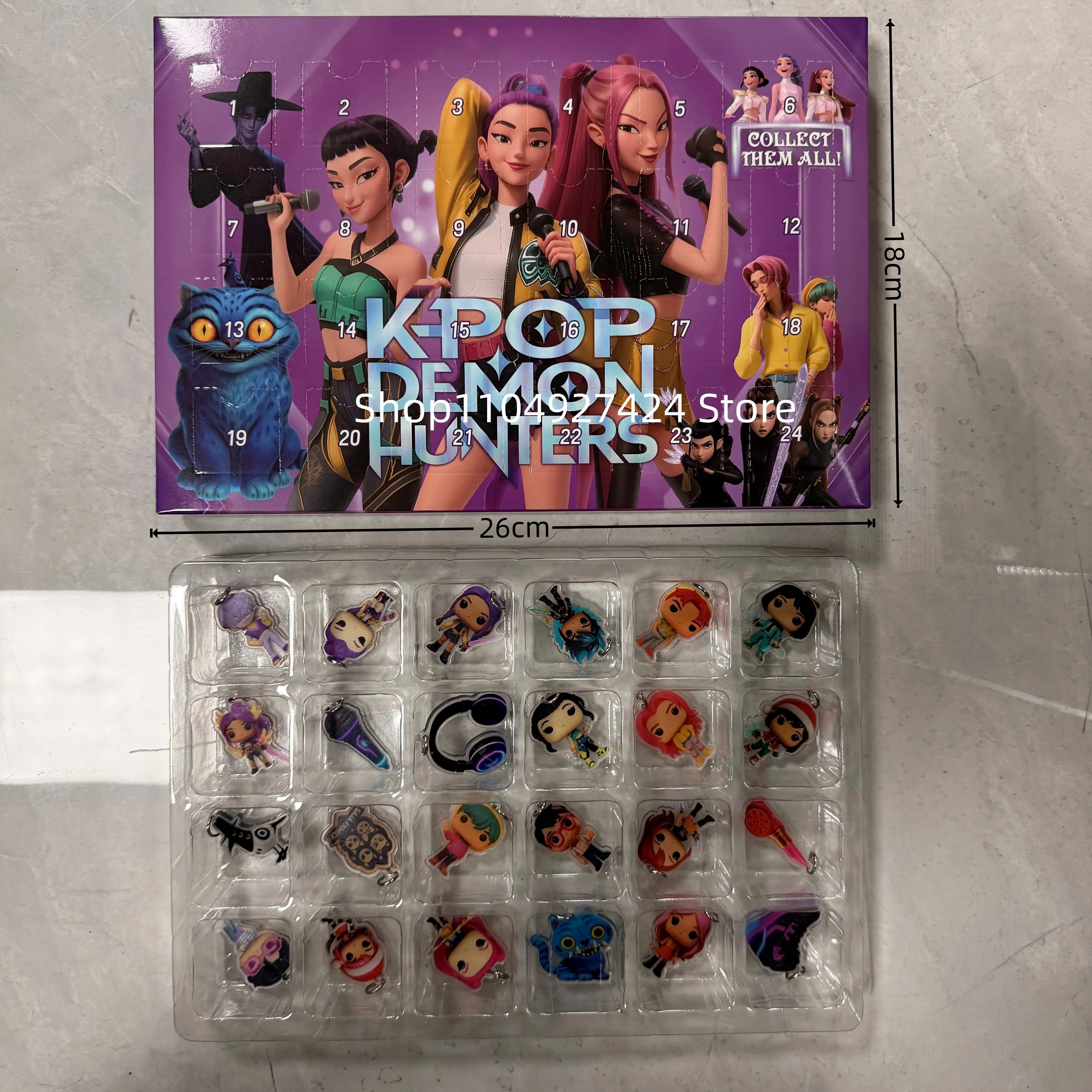 أنيمي فيلم Kpop شيطان الصيادين تقويم القدوم هنتركس رومي ميرا زوي ساجا بنين ديربي النمر زينة عيد الميلاد السنة الجديدة هدية #4