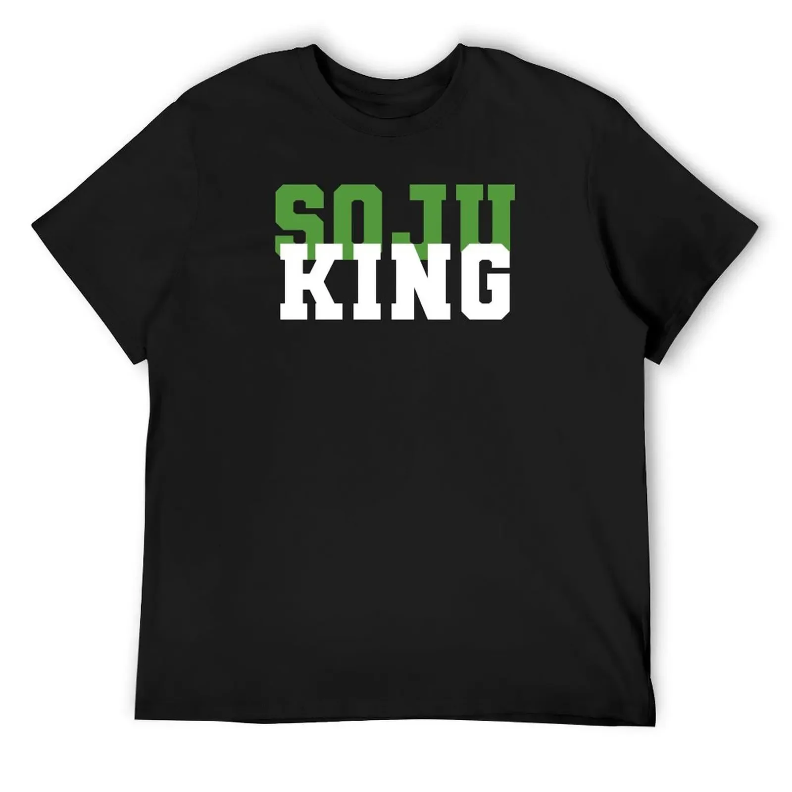 Soju King Hangul Korean Soju Kdrama K-pop T-Shirt customs plus size clothes shirts graphic blacks tee shirts for men