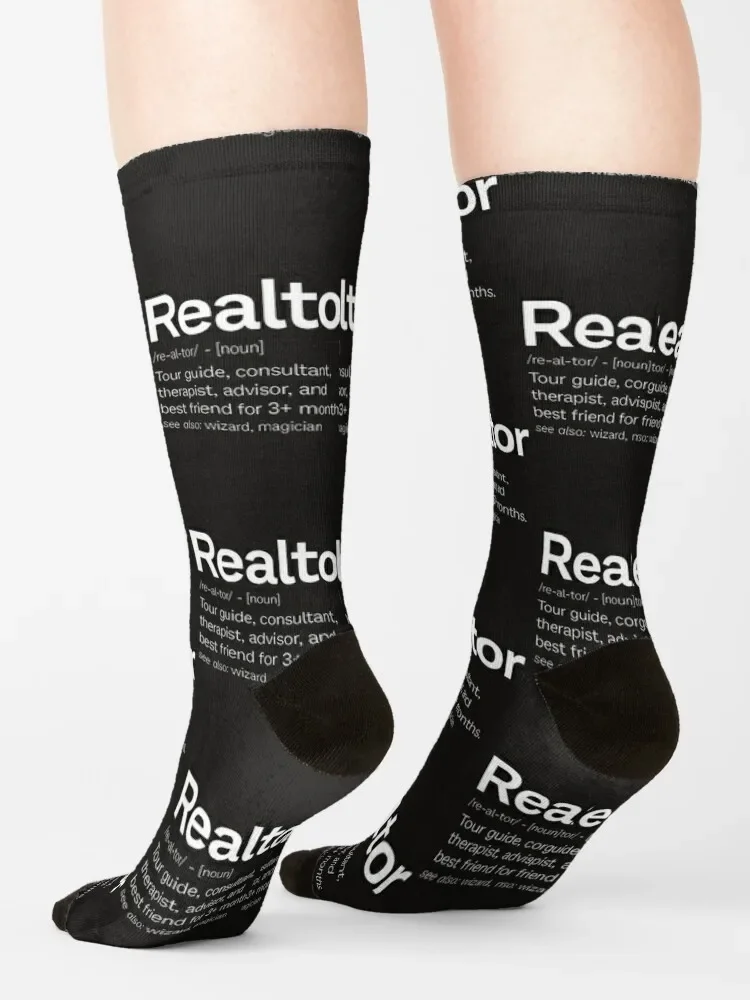 Realtor Definition Socks christmas gift gifts Women\'s Socks Men\'s