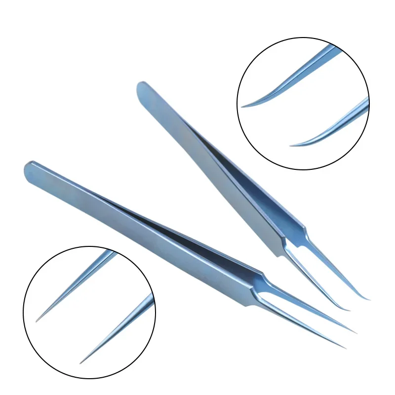 Hair Transplant Implanter Forceps Tweezers Hair Transplant Tweezers Titanium Alloy