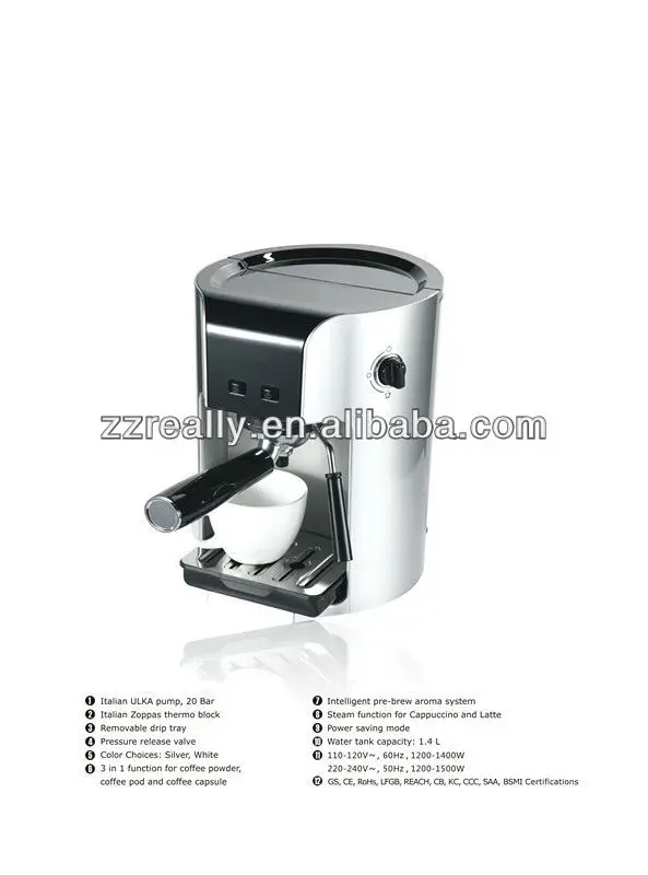 Small  Cappuccino pump pressure coffee maker