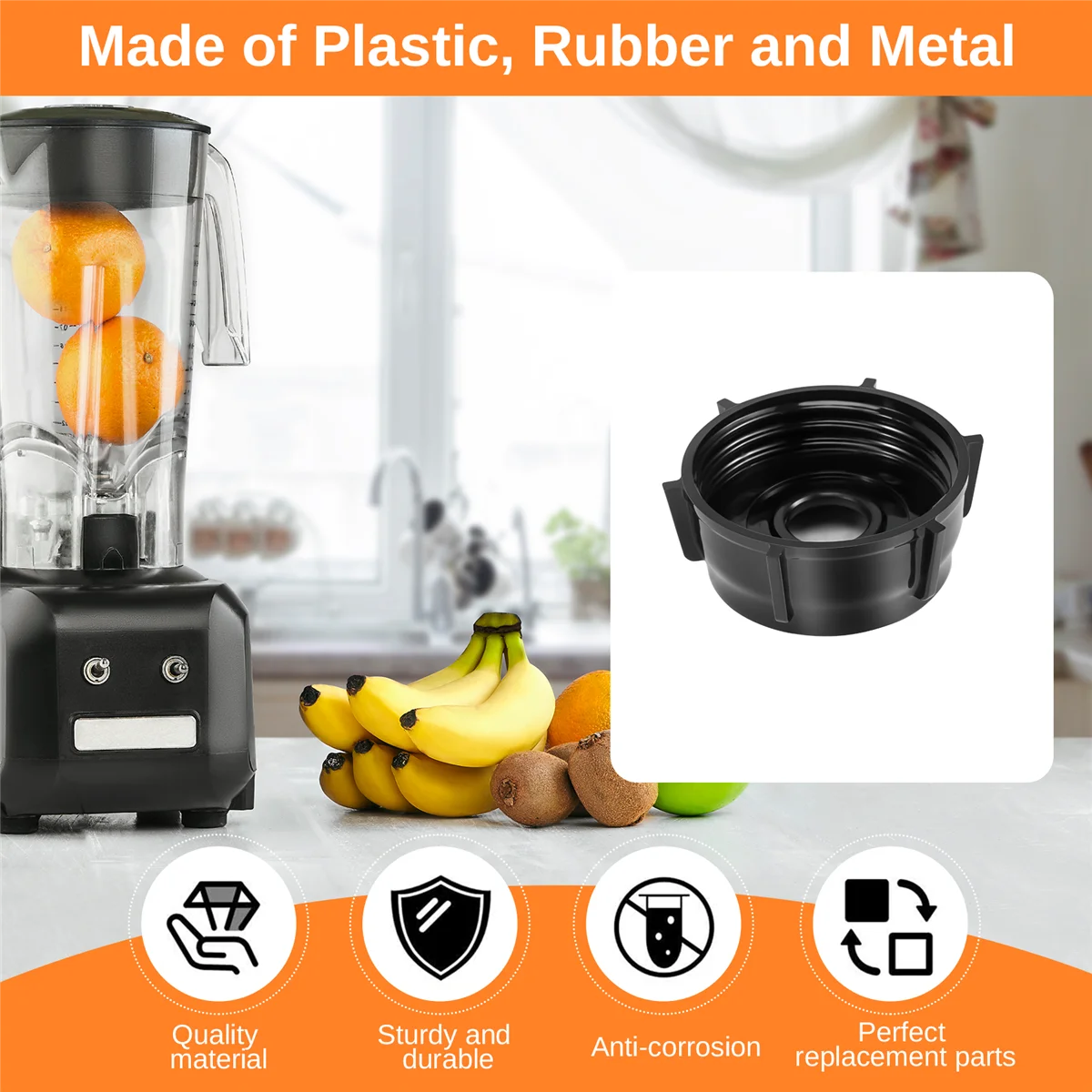 قطع الغيار الجديدة لشفرات الثلج لخلاط Oster & Osterizer 4980 4961 حشية اقتران مسمار حبال