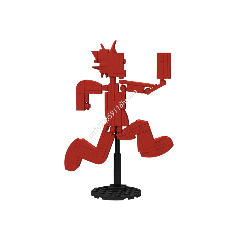 90 pçs moc hatchetman nan modelo blocos de construção artesanato brinquedos tijolo aniversário crianças montar criativo presentes natal