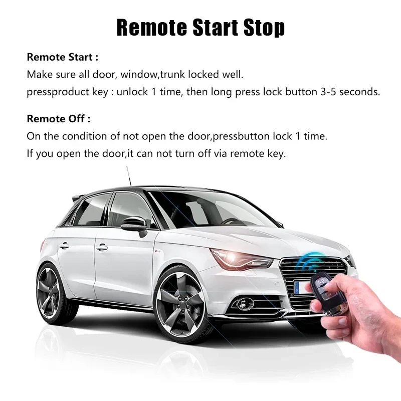 Factory direct sale Chidengde Caravelle Multivan Add Engine Remote Starter Go Car Accsori Push Start Keyls Entry