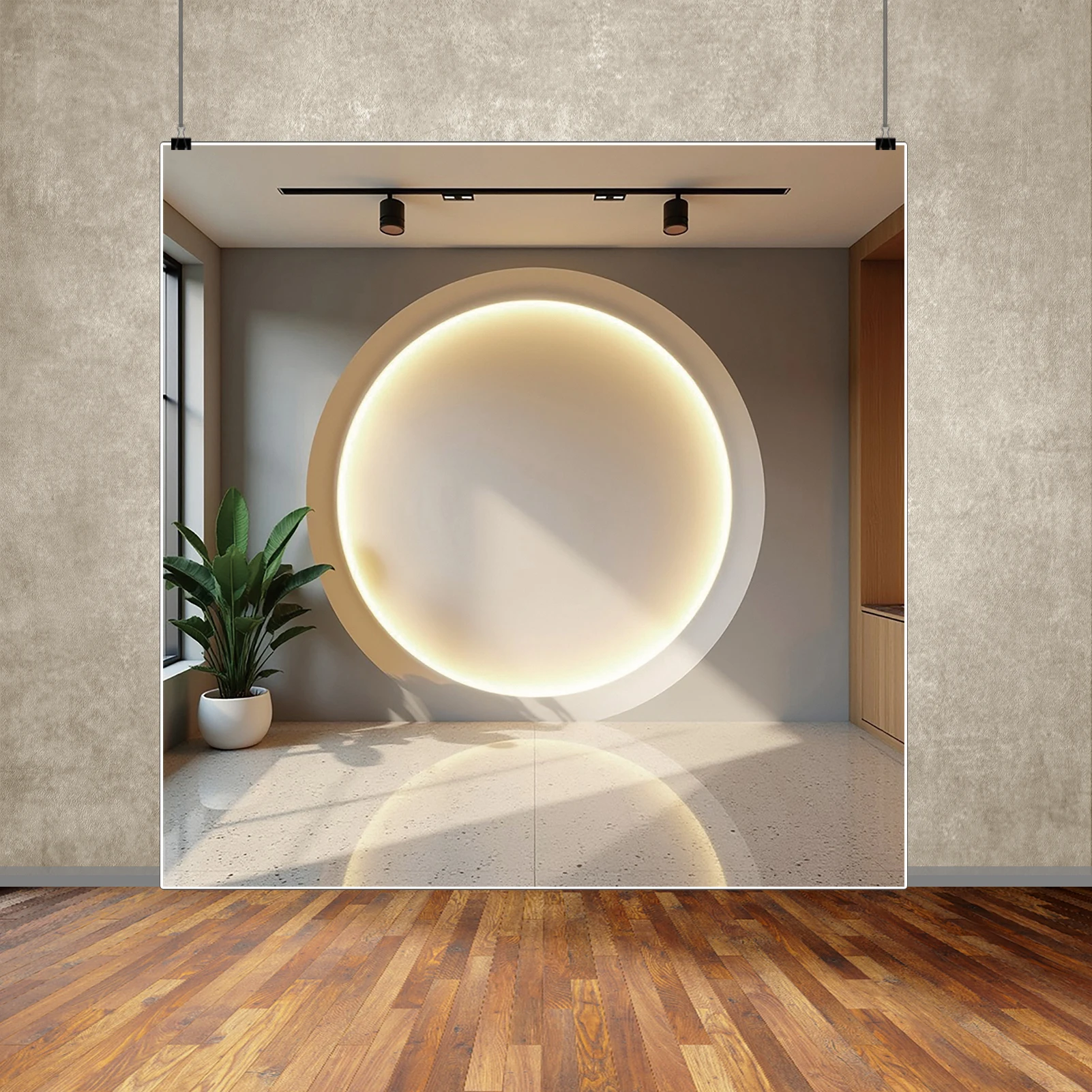 MOON.QG шикарный интерьерный фон для фотосъемки с зелеными растениями, легкая арка, настенный фон для фотозоны, реквизит для детской студии