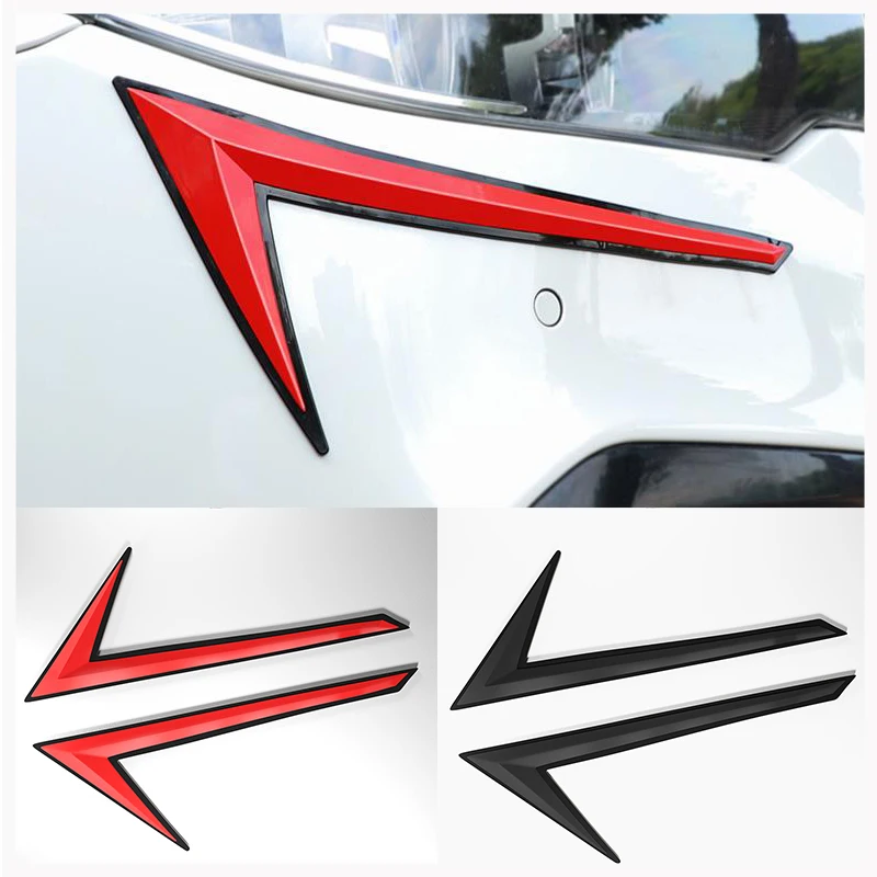 2PCS / V-shaped Set Universal Scrape Guard Bumper Guards Front and body anti scratch and anti friction strip protective sticker