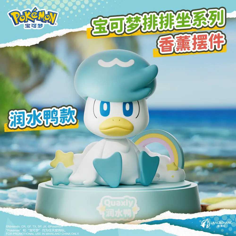 Original Pokemon Animation Game Peripheral Toys Pikachu Gengar Fuecoco Anime Action Aromatherapy Model Figures Collection