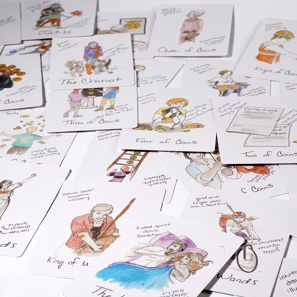 بطاقات التارو Broke B Word A 78 Oracle English Visions Divination Edition Deck Borad Playing Games