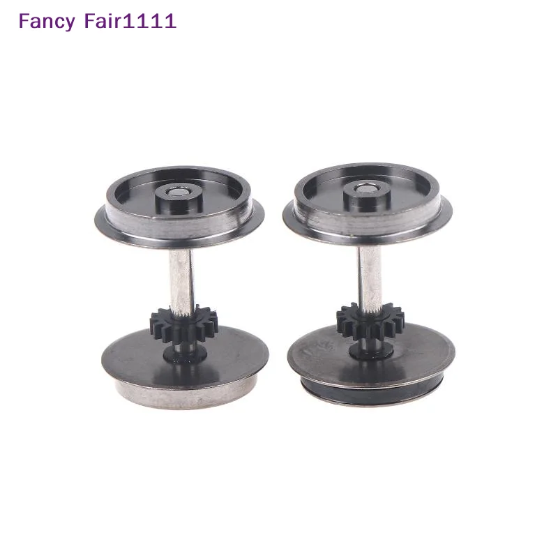 

New 2 Pieces HO Scale Wheels Upgrade DC Wheel Set For 1:87 Model Trains Railroad HO Gauge Wheels For Model Trains DIY Accessory