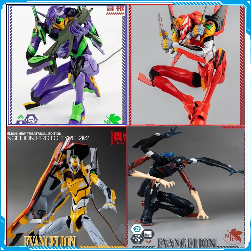 

In Stock Threezero 3A EVA Evangelion Unit-01 Unit-00 Unit-02 Original Anime Figure Model Toys Action Figure Collection Doll Pvc