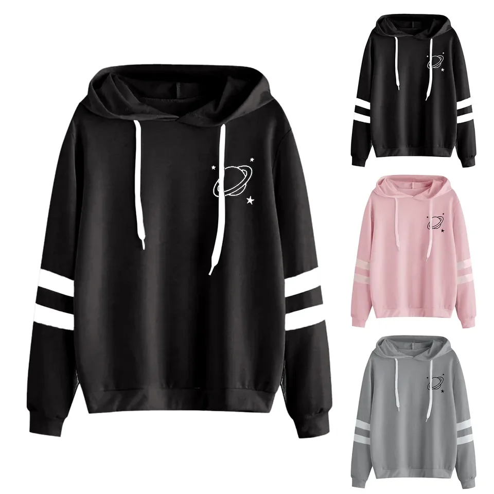 

And Winter Solid Color Round Neck Loose Pullover Sweater Long Sleeve Sweater For Women Trendy French Terry Women'S Zip Up Hoodie