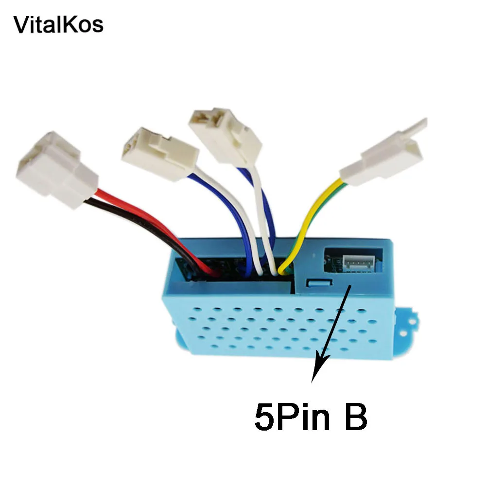 Wózek dziecięcy 12V 40A 5Pin odbiornik dużej mocy (opcjonalny pojazd elektryczny 2.4G pilot XMX603 akumulator dla dziecka kontroler samochodowy