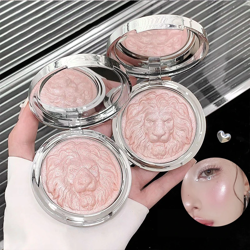 3 Color Face Highlighter Palette llluminator Palette Natural Glow Waterproof Glitter Shimmer Baked Powder Highlighter Makeup