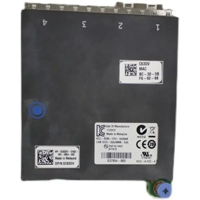 R730 R720 servidor X520 + I350 placa de rede Gigabit dupla 0C63DV MT09V