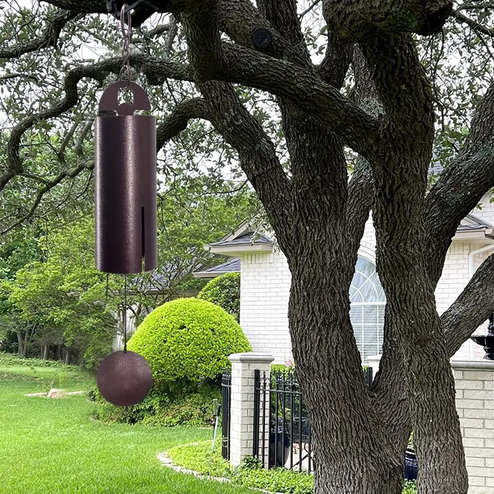 

Ветряные колокольчики для улицы: глубокий, героический звучок, глубокая резонансная гармония, колокольчик для спокойствия. Декор для патио, двора, веранды, сада.