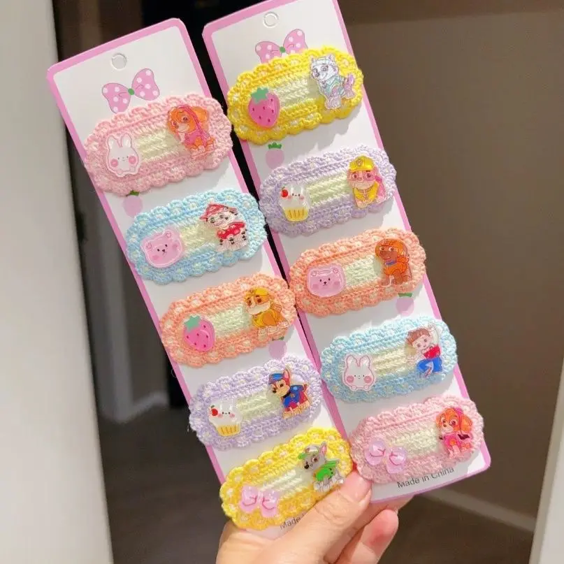 Stylish Cute Cartoon Paw Patrol Acrylic Duckbill Hair Clips for Kids Girls Teenagers Side Clips Children Toys Party Gifts view 2