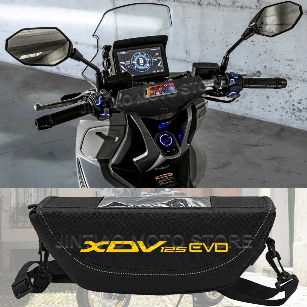 For Keeway XDV 125EVO XDV 125EVO PRO Motorcycle Accessories Waterproof And Dustproof Convenient Travel Handlebar Bag