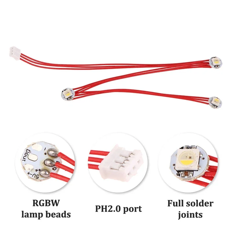 

1 шт. для экструдера Stealthburner, новый мини-кнопочный светодиодный комплект RGBW для Voron 2,4, детали 3D-принтера, запасные части для самостоятельного ремонта