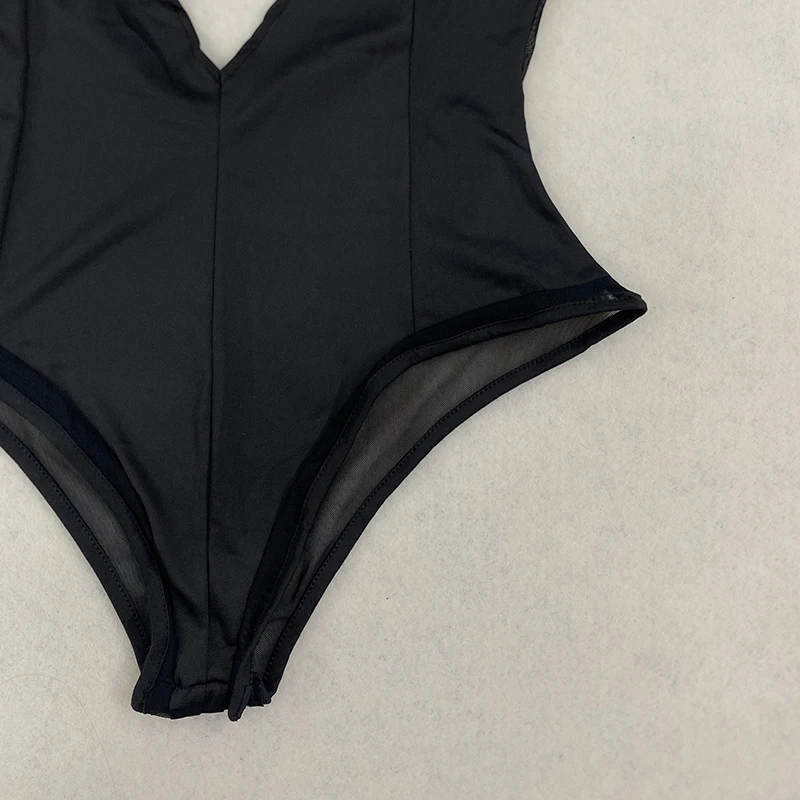 high-cut leg detail on bodysuit