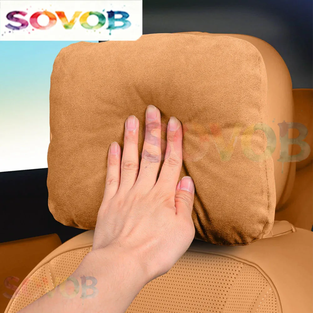 Suede Velvet Headrest Waist Support  Automotive Modification Parts For Chery iCAR V27 Soft And Comfortable