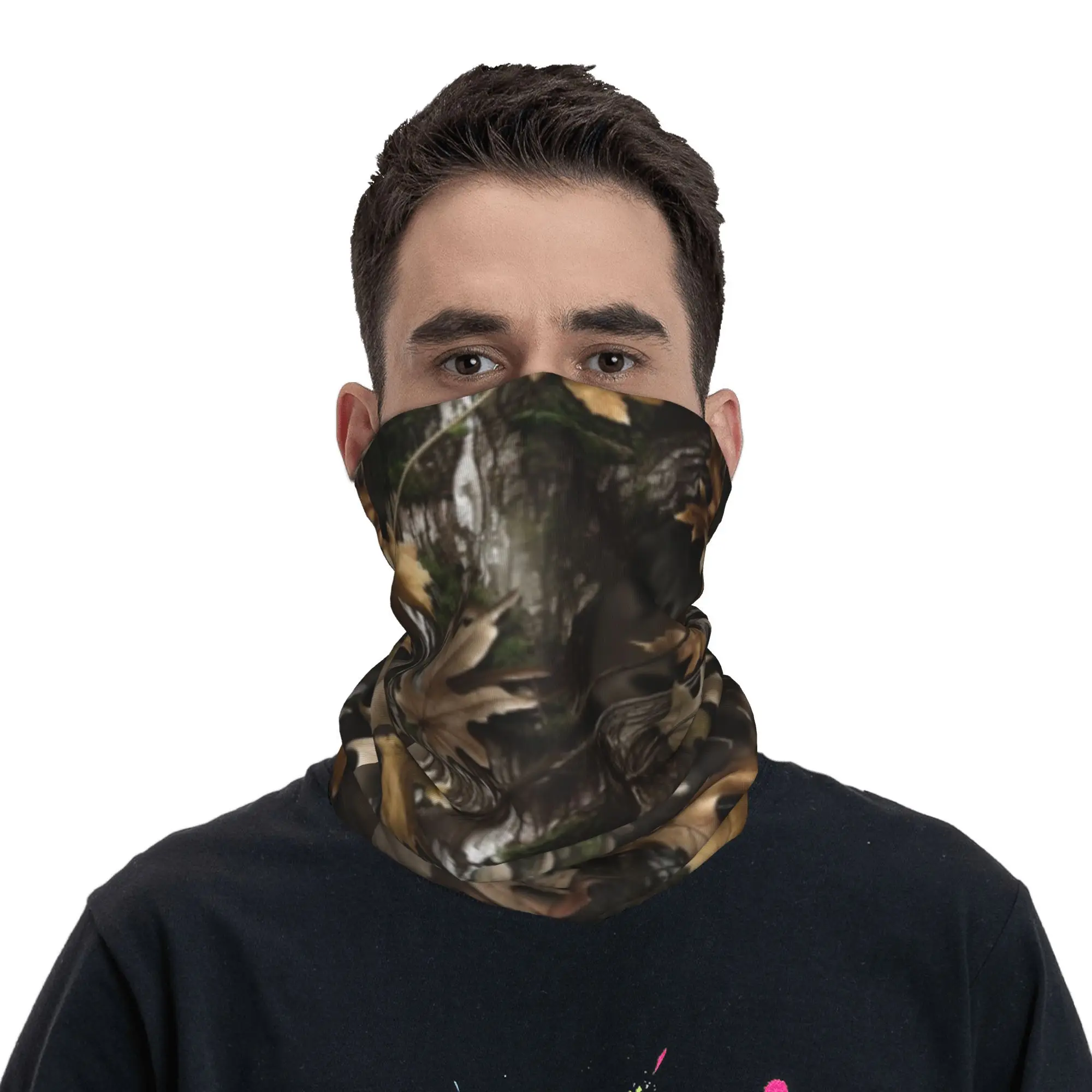 

Бандана из настоящего дерева, гетры с принтом, шарф для лица, многофункциональный головной убор для бега, унисекс, дышащий для взрослых