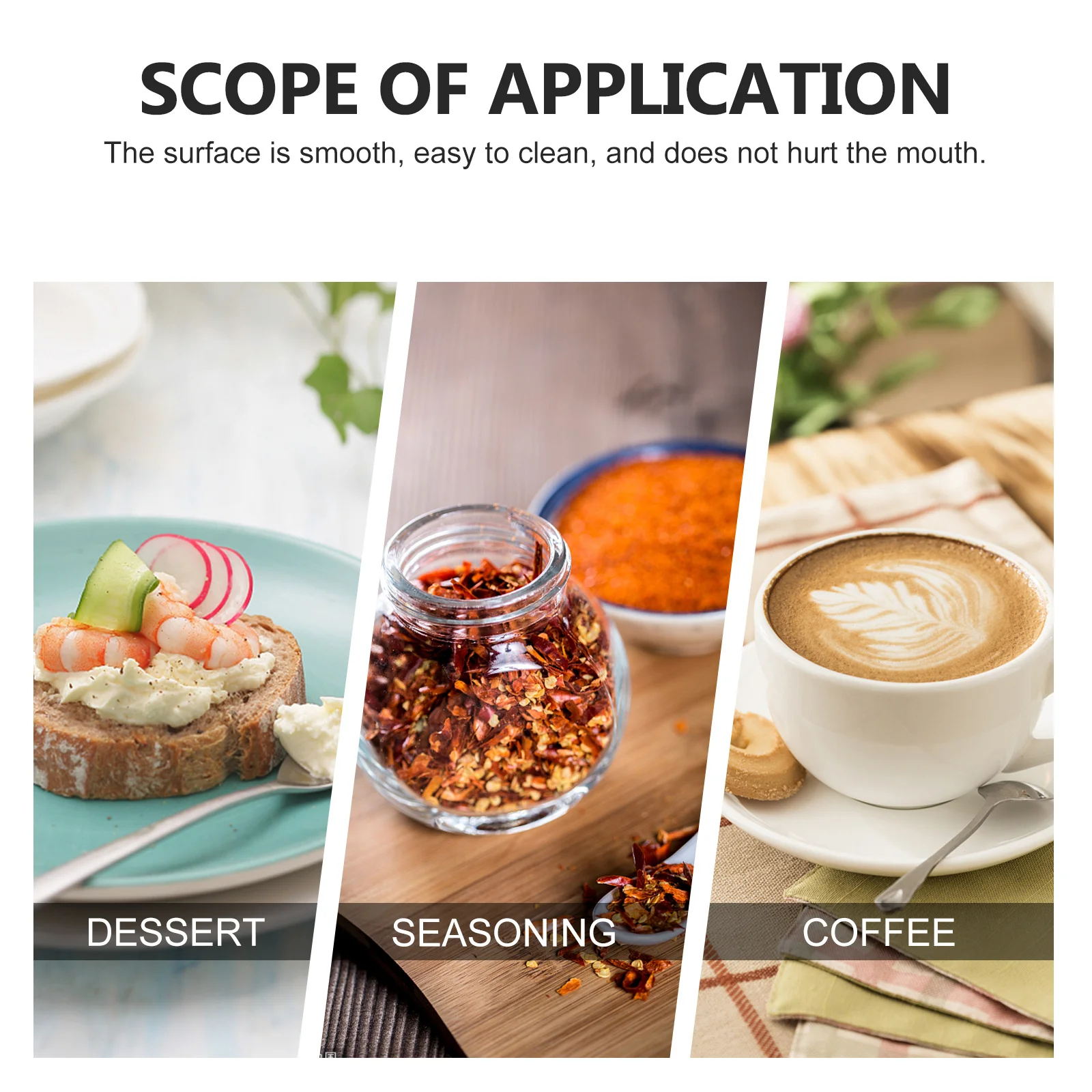 

6Pcs Christmas Coffee Spoons Stainless Steel Xmas Gift Set Rustproof Mixing Spoons Creative Pendant Design