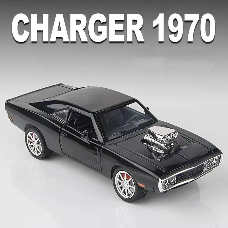 

1:24 Fast & Furious 1970 Charger Muscle Car Alloy Car Model Diecasts Metal Vehicles Model Collectible Car Toys Boys Kids Gifts