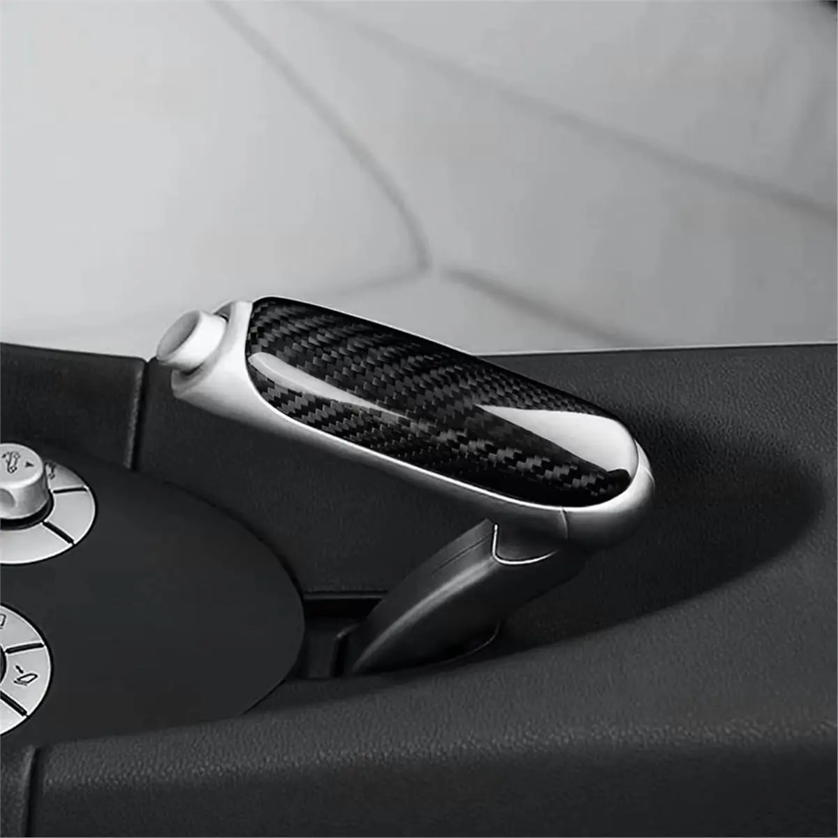 #68J (Carbon Fiber Pattern)Car Handbrake Grips Protect Trim Cover for Mercedes Benz,Automotive Parts & Accessories
