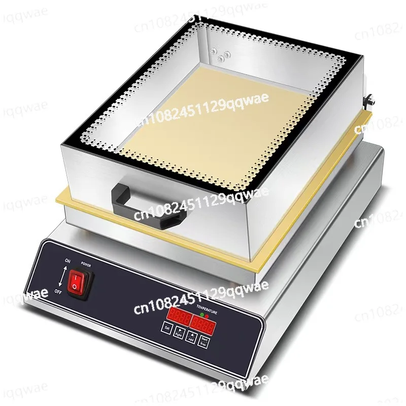 Máquina para hacer tortitas y soufflé de un solo cabezal, máquina para hacer soufflé japonés esponjoso de 1500W con tapa