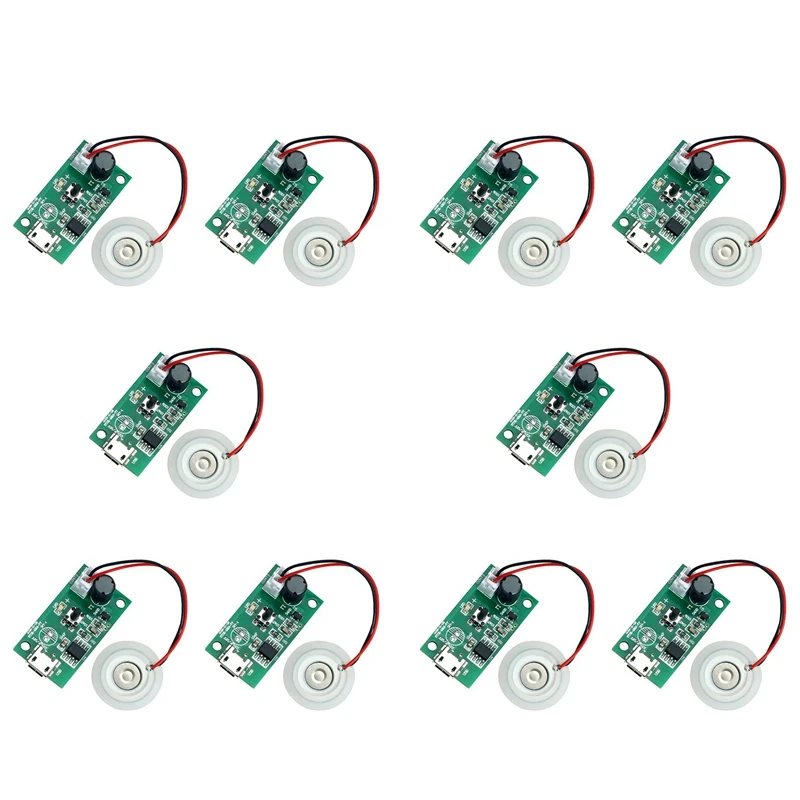 10X 20MM Ultrasonic Mist Maker Atomizer Transducer Atomizer Film Plate Accessories Humidifier Rubber Gasketglobal Stock Ready