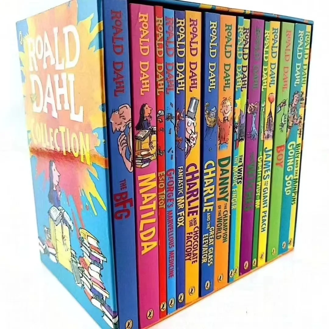 

20 книг/набор Roald Dahl коллекция Детская литература на английском языке картина новая история набор Книга раннее образование чтение для детей