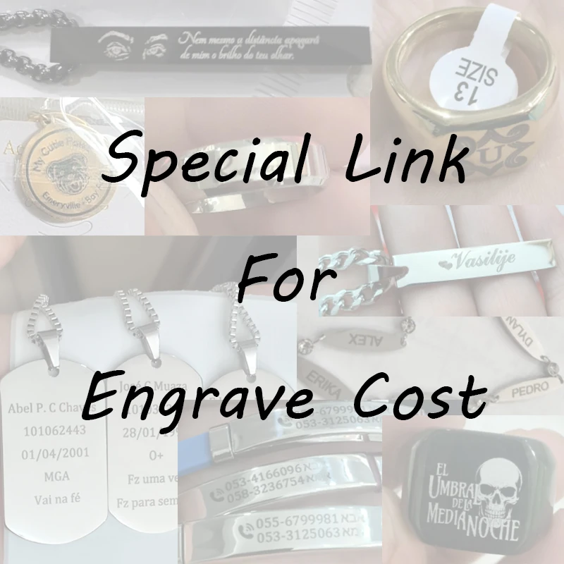 Special Link For Engrave Cost