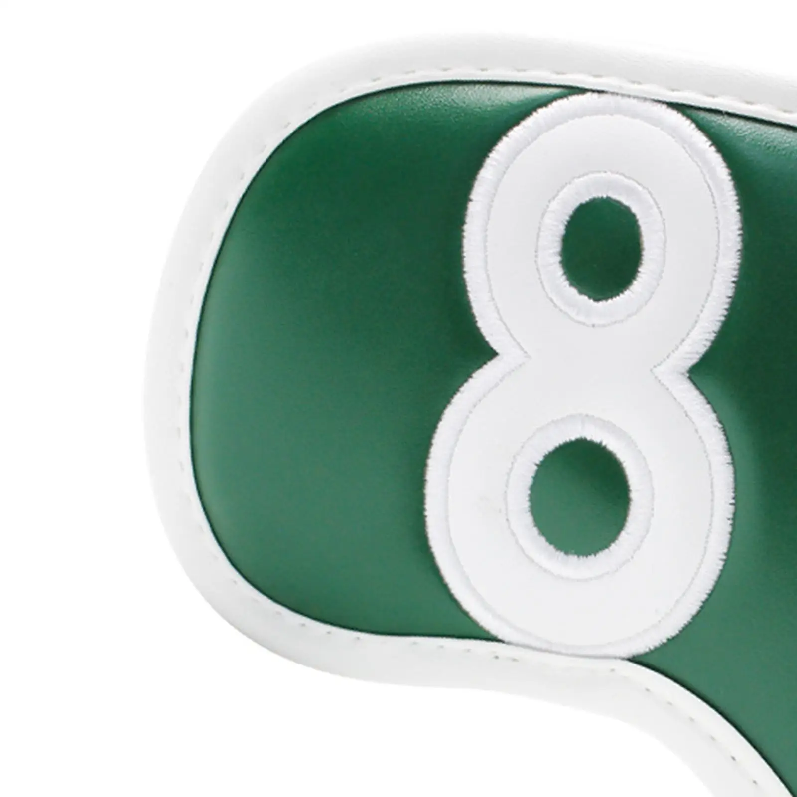 Iron Head Covers Golf Magnetic PU Leather Waterproof Club Protection Wrap Numbered Set for Golfers Training Range and Rounds