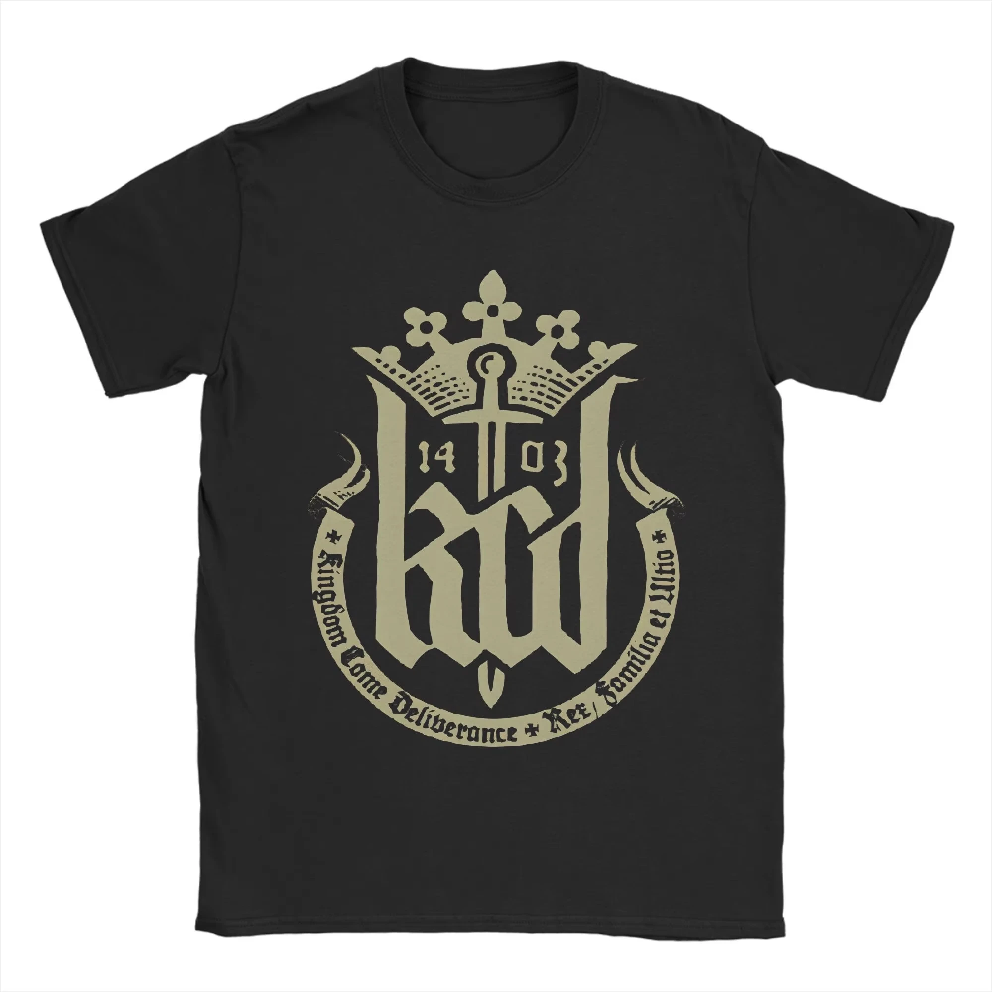 Kingdom Come Deliverance KCD2 Graphic T Shirts Men Women 100% Cotton Novelty Crew Neck Short Sleeve Unisex Tee