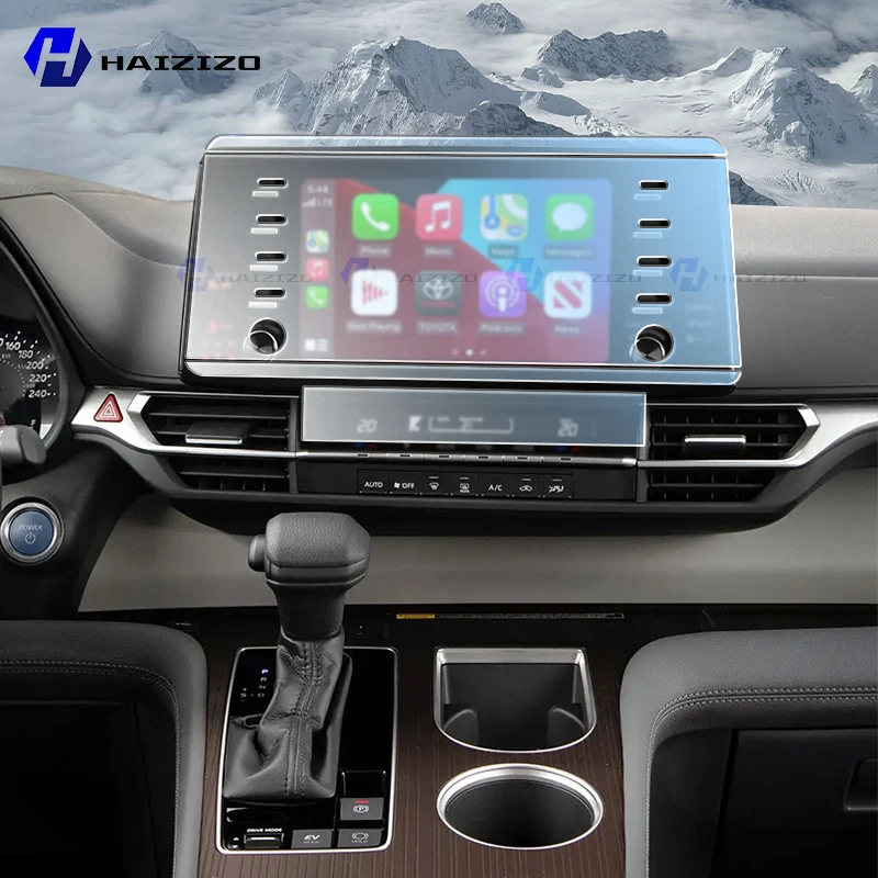 Für Toyota Sienna 2022-2026 Auto-Innenraum Mattierter Bildschirmschutz Konsole GPS-Navigation LCD-Bildschirm TPU-Folie Kratzfeste PPF