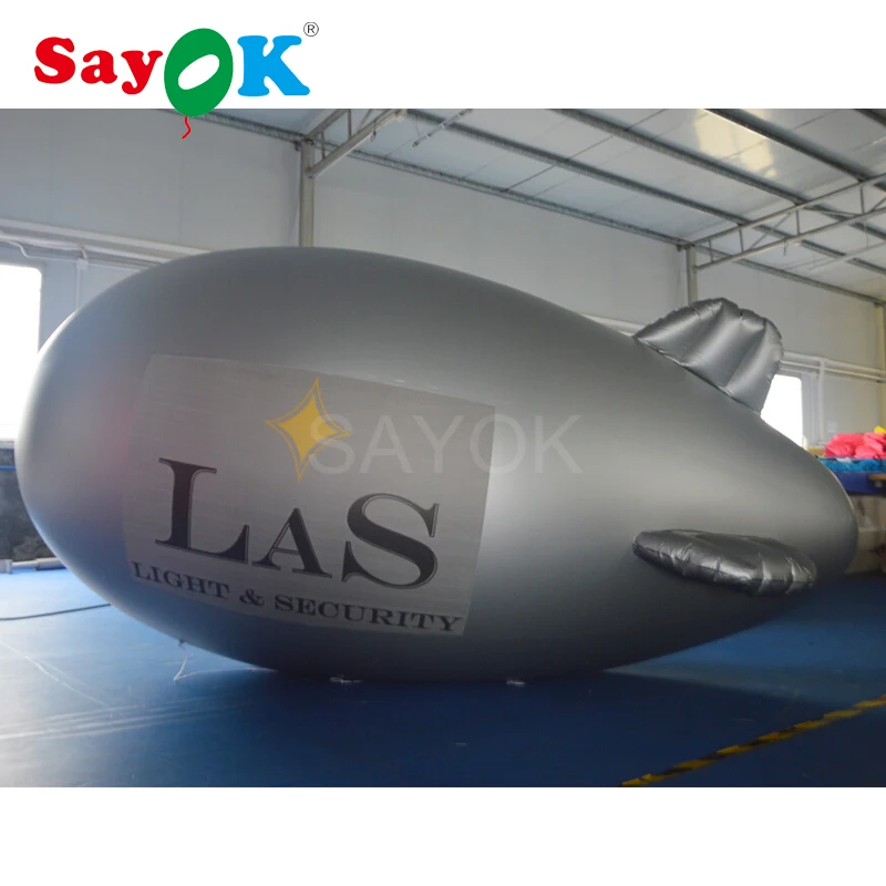 

Advertising Inflatable Helium Blimp Display Helium Airplane Balloon Inflatable Zeppelin Balloon For Event Promotion