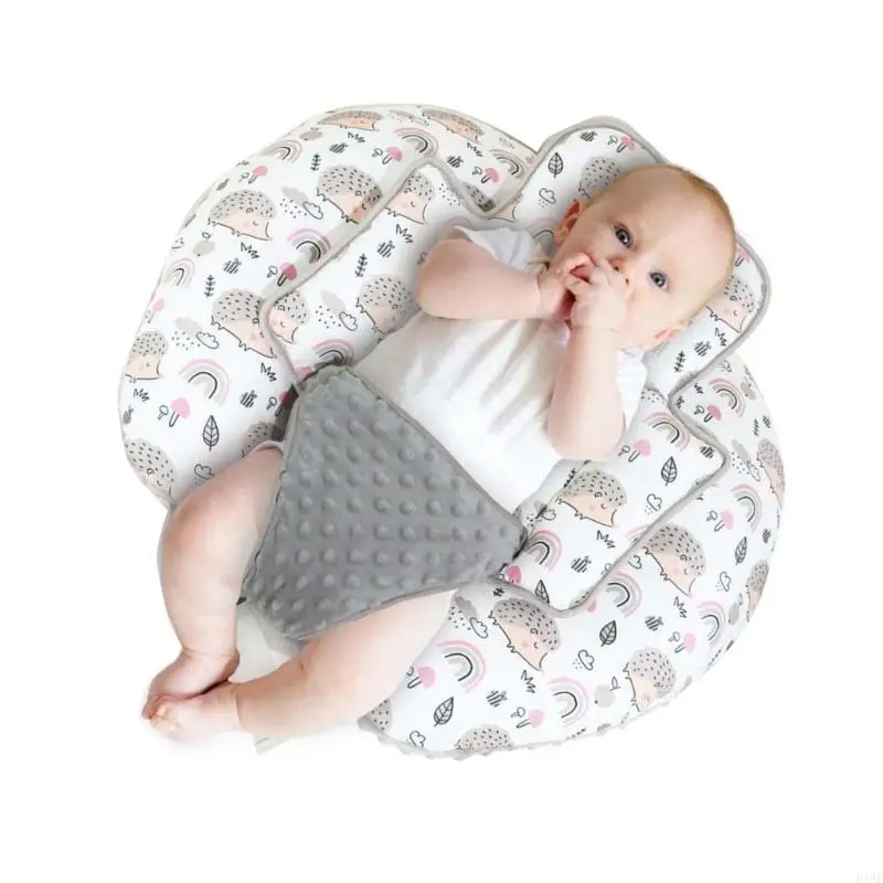 F19F Effective Infant Feeding Support Fashionable Baby Feeding Support Soft & Easy to Clean Pillow Suitable for Infants 0 12