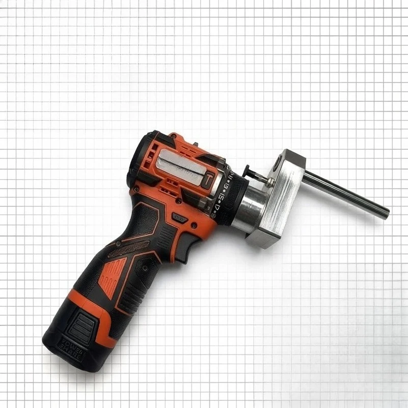 Anti-theft Net Installation Special Electric Wrench Solid Steel Bar Tool Lithium Battery Brushless Screwdriver Screwdriver
