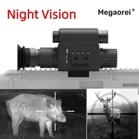 Megaorei Night Vision telescopic sights to hunt optics Infrared camera 1080P 5X Zoom Monocular Rifle Scope laser IR for hunting